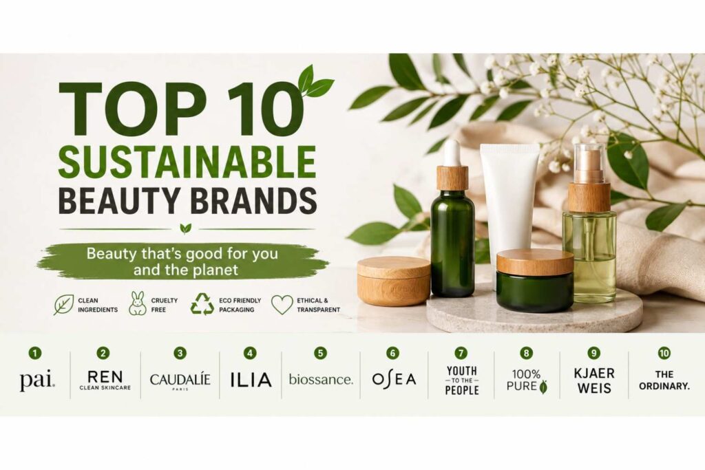 Top 10 Sustainable Beauty Brands 
